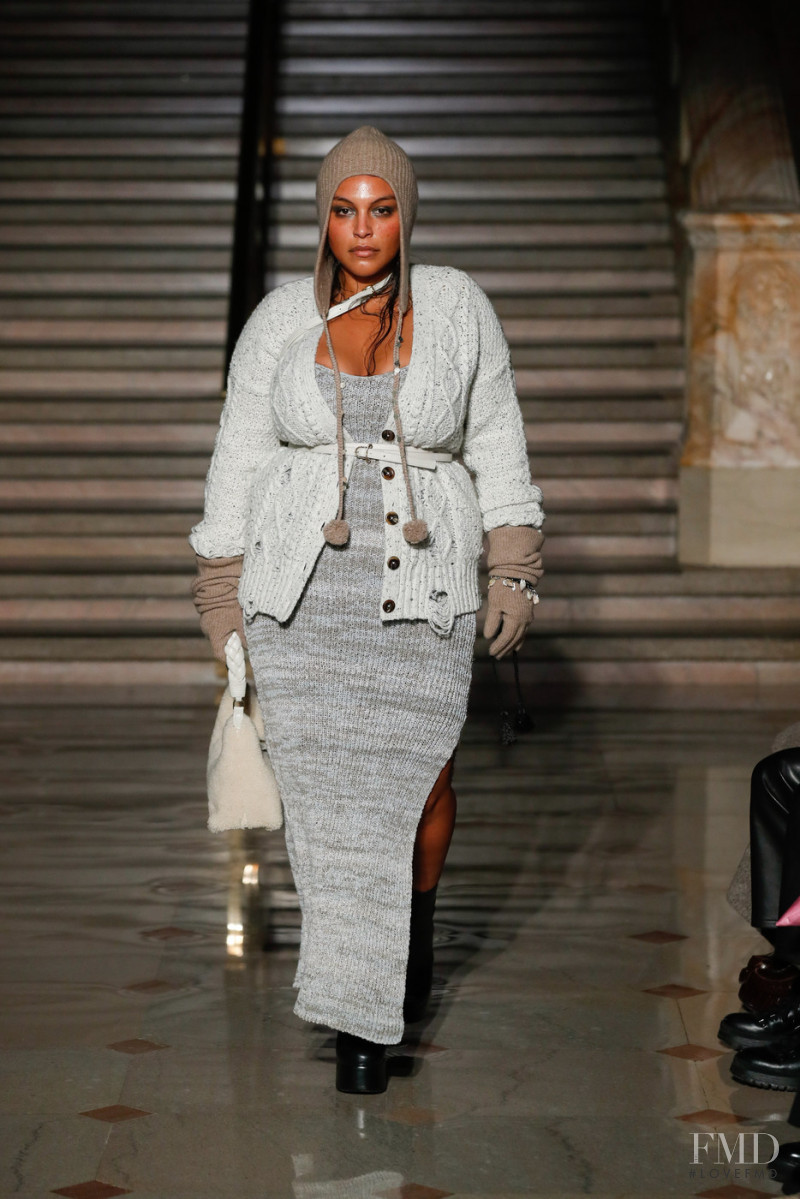 Paloma Elsesser featured in  the Altuzarra fashion show for Autumn/Winter 2022