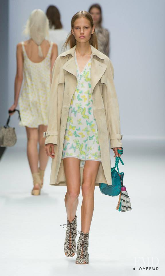 Elisabeth Erm featured in  the Vanessa Bruno fashion show for Spring/Summer 2014