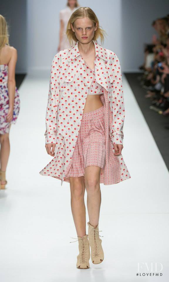 Hanne Gaby Odiele featured in  the Vanessa Bruno fashion show for Spring/Summer 2014