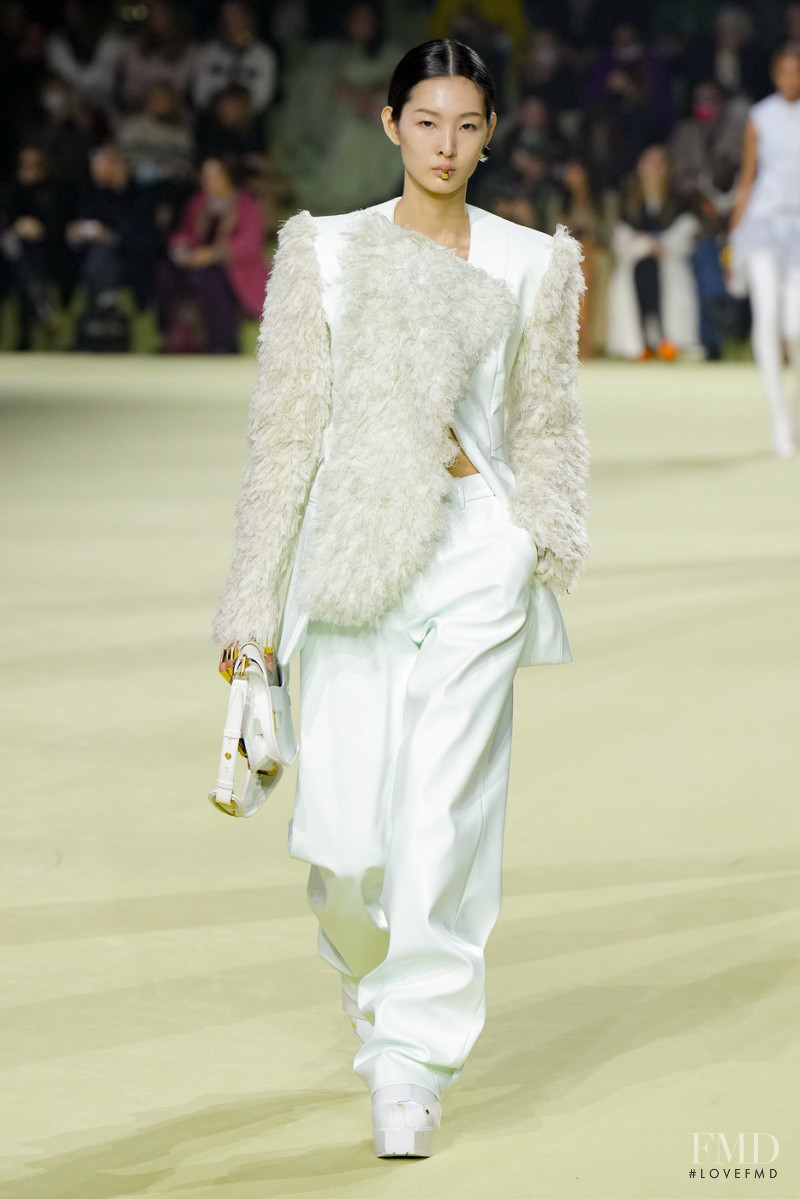 Chu Wong featured in  the Balmain fashion show for Autumn/Winter 2022