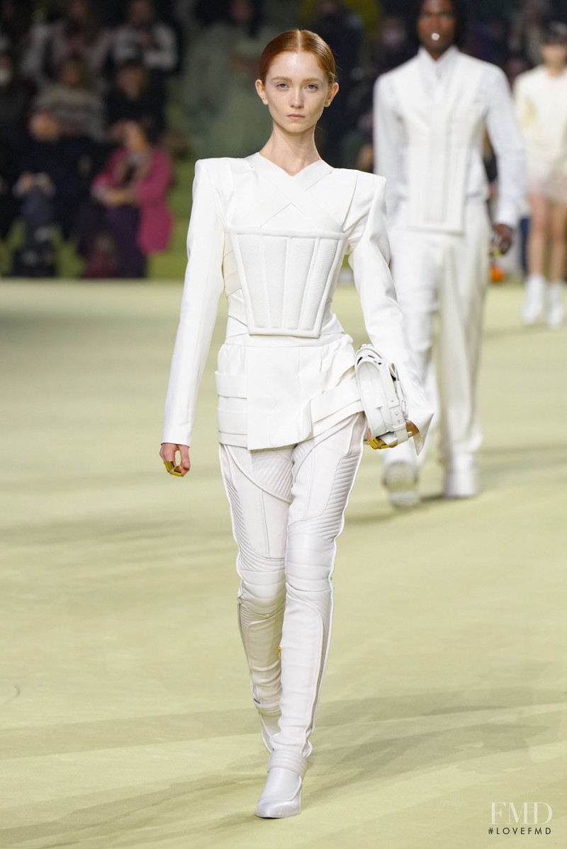 Annabel Forde featured in  the Balmain fashion show for Autumn/Winter 2022