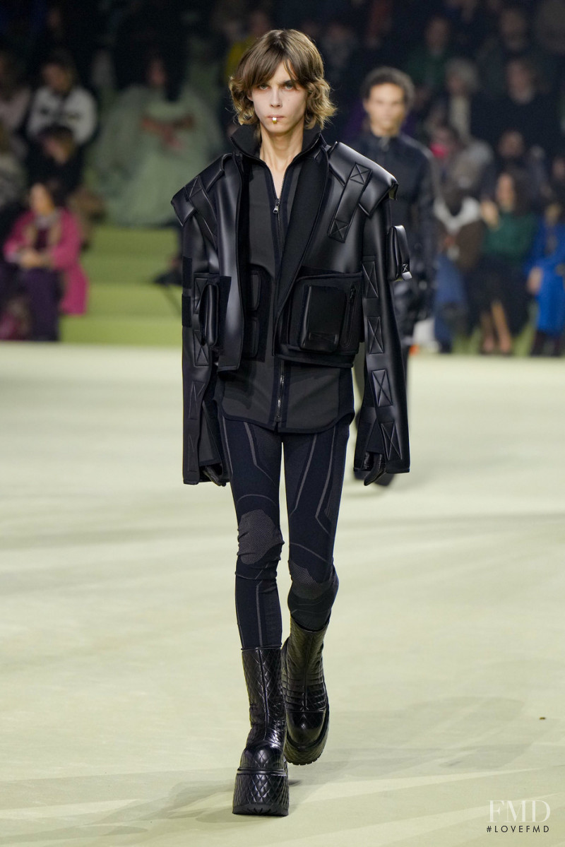 Frederic Bittner featured in  the Balmain fashion show for Autumn/Winter 2022