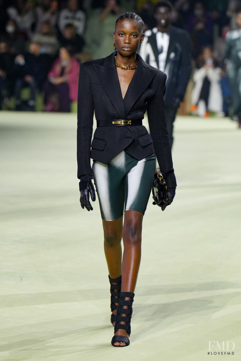 Beyonce Ambrose featured in  the Balmain fashion show for Autumn/Winter 2022