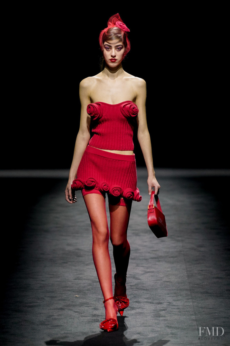 Martina Biondino featured in  the Blumarine fashion show for Autumn/Winter 2022