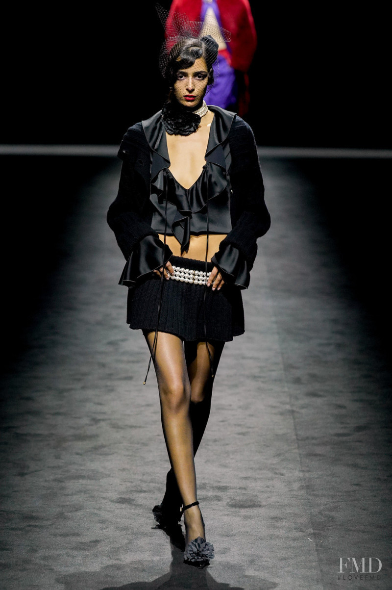 Nora Attal featured in  the Blumarine fashion show for Autumn/Winter 2022