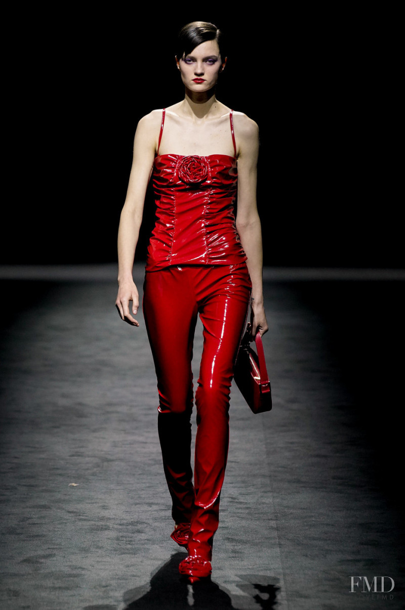 Tanya Churbanova featured in  the Blumarine fashion show for Autumn/Winter 2022