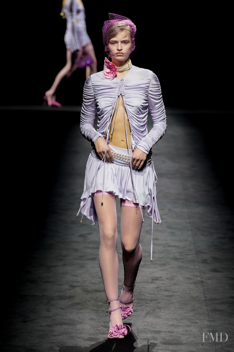 Eleonora Ehrnstrom featured in  the Blumarine fashion show for Autumn/Winter 2022