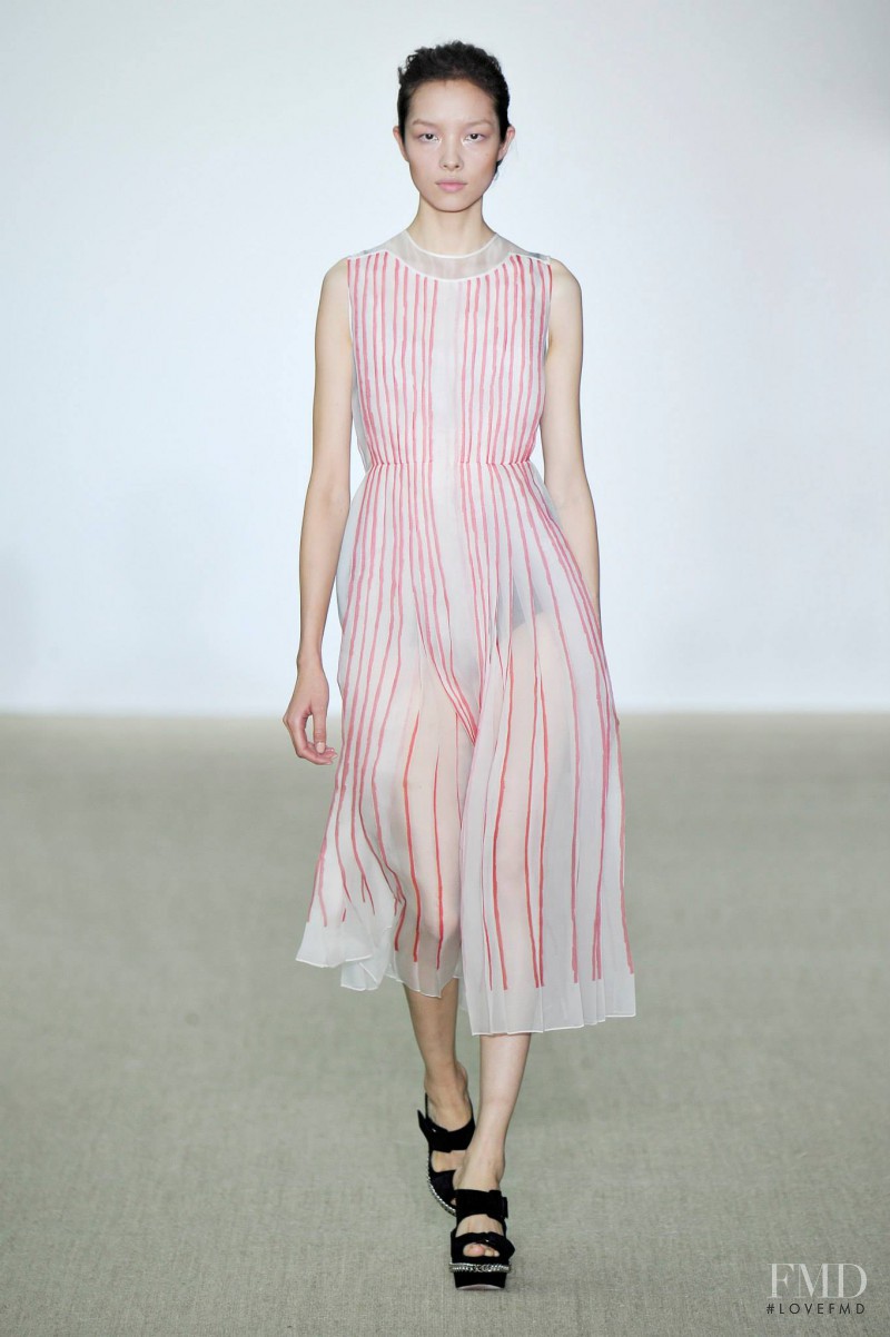Fei Fei Sun featured in  the Giambattista Valli fashion show for Spring/Summer 2014