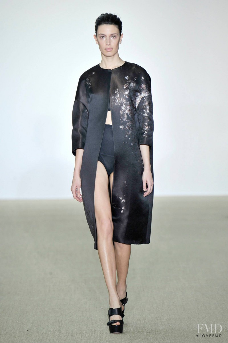 Sabrina Ioffreda featured in  the Giambattista Valli fashion show for Spring/Summer 2014