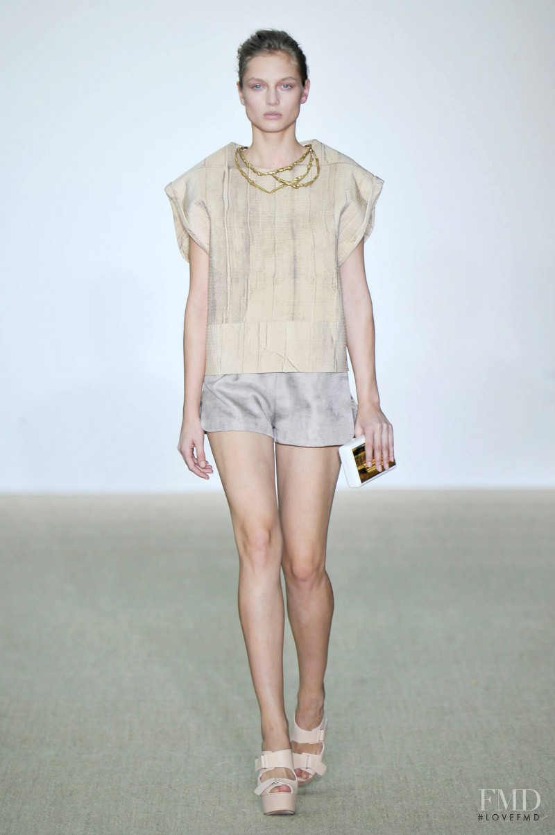 Svetlana Zakharova featured in  the Giambattista Valli fashion show for Spring/Summer 2014
