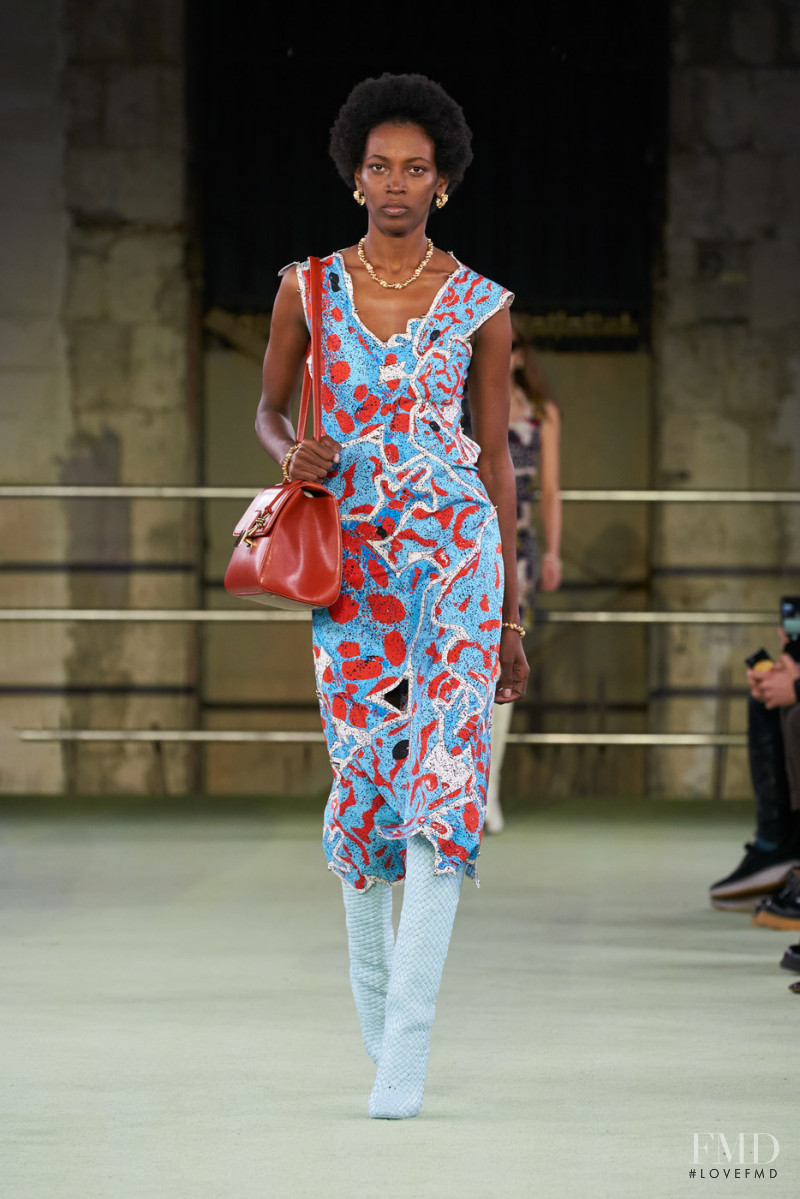 Kai Newman featured in  the Bottega Veneta fashion show for Autumn/Winter 2022