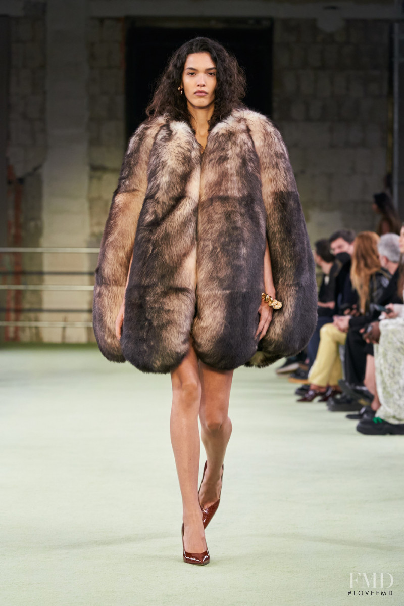 Izabelle Dantas featured in  the Bottega Veneta fashion show for Autumn/Winter 2022