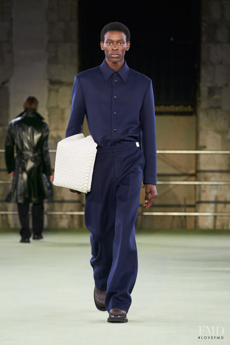 Adamu Bulus featured in  the Bottega Veneta fashion show for Autumn/Winter 2022