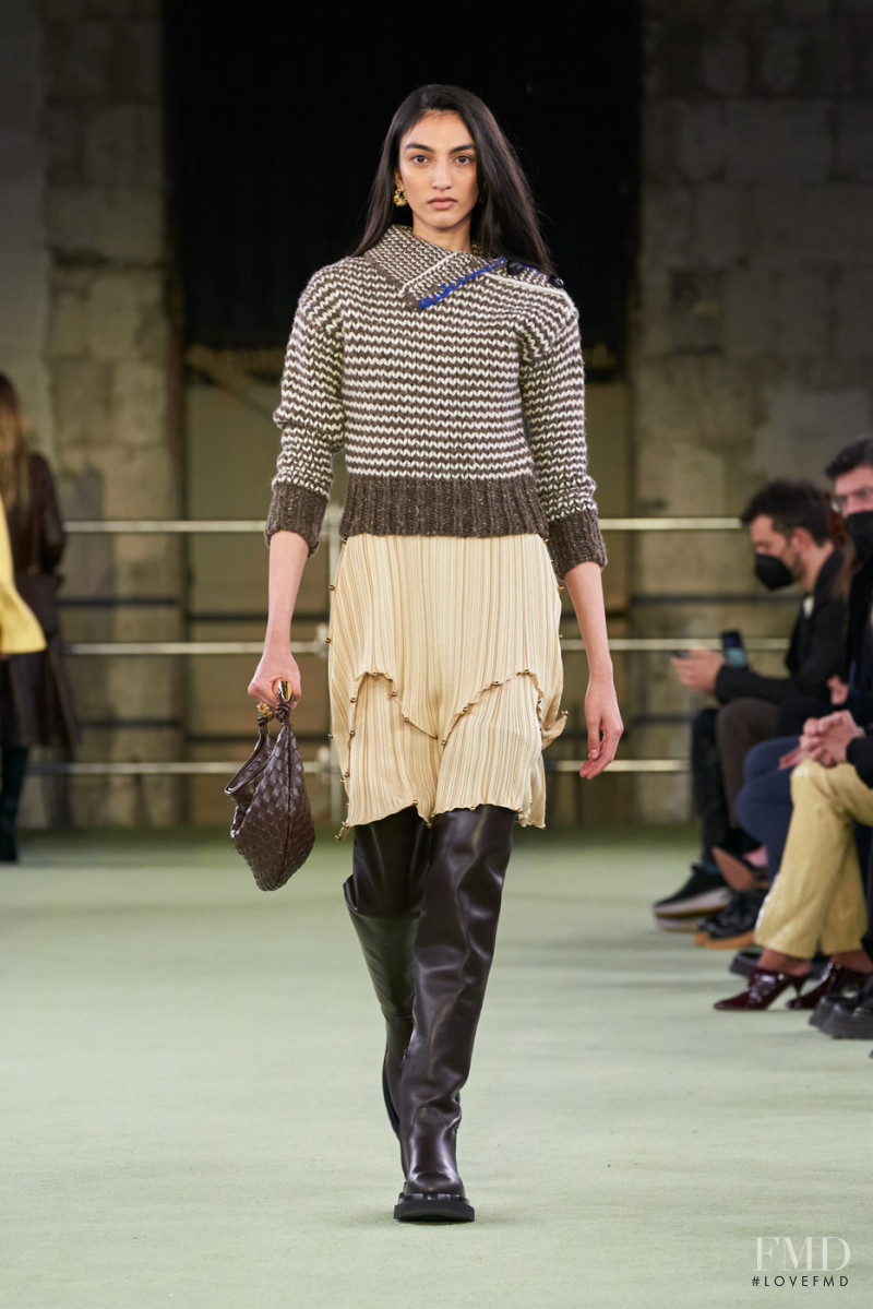 Avanti Nagrath featured in  the Bottega Veneta fashion show for Autumn/Winter 2022