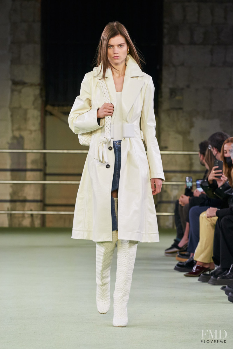 Lottie Aaron featured in  the Bottega Veneta fashion show for Autumn/Winter 2022
