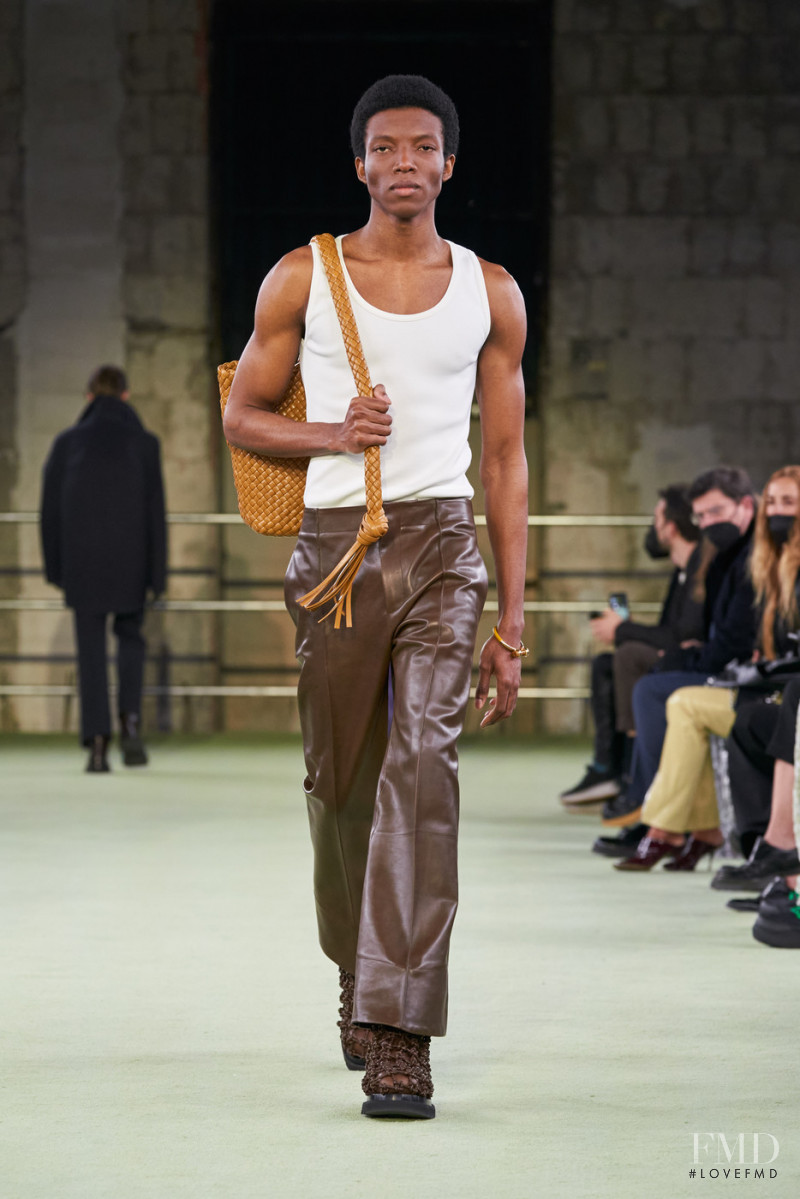 Jean-Luc Joseph featured in  the Bottega Veneta fashion show for Autumn/Winter 2022