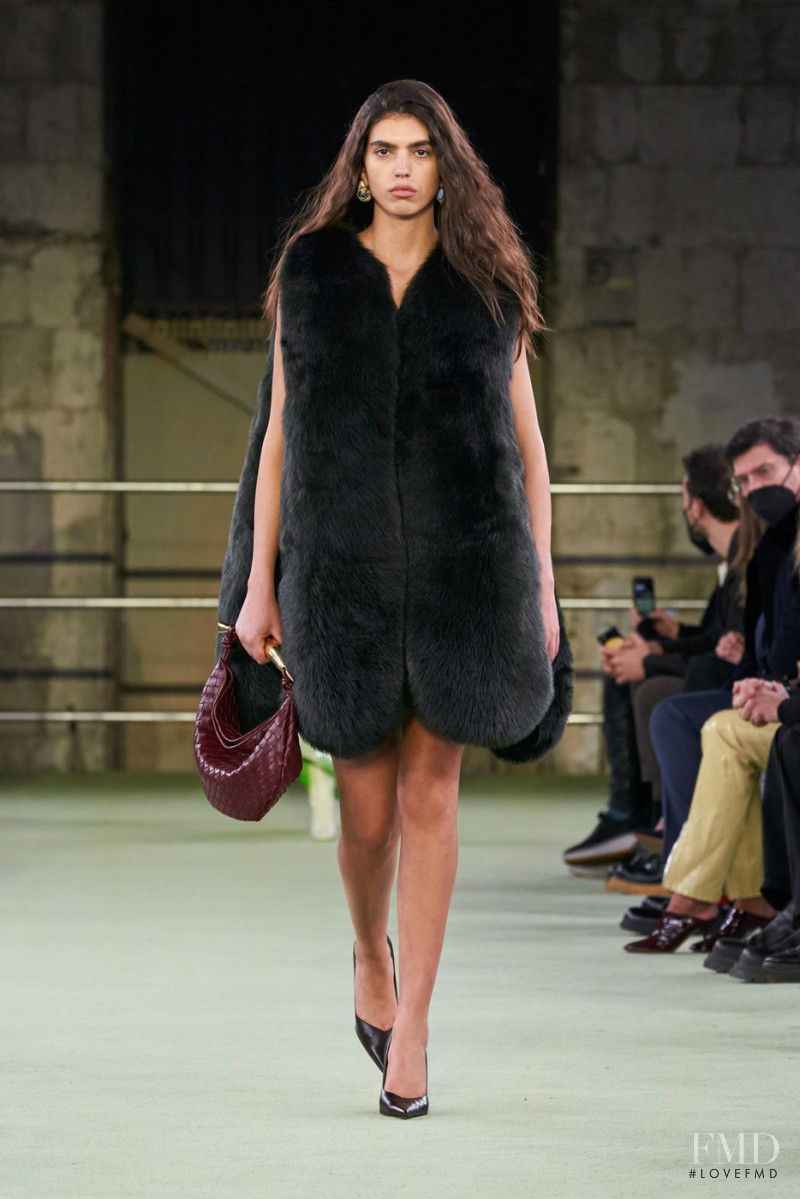 Sun Mizrahi featured in  the Bottega Veneta fashion show for Autumn/Winter 2022
