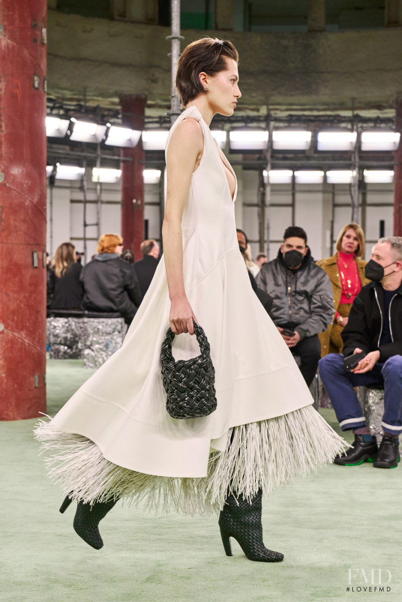 Lucia Bekavac featured in  the Bottega Veneta fashion show for Autumn/Winter 2022