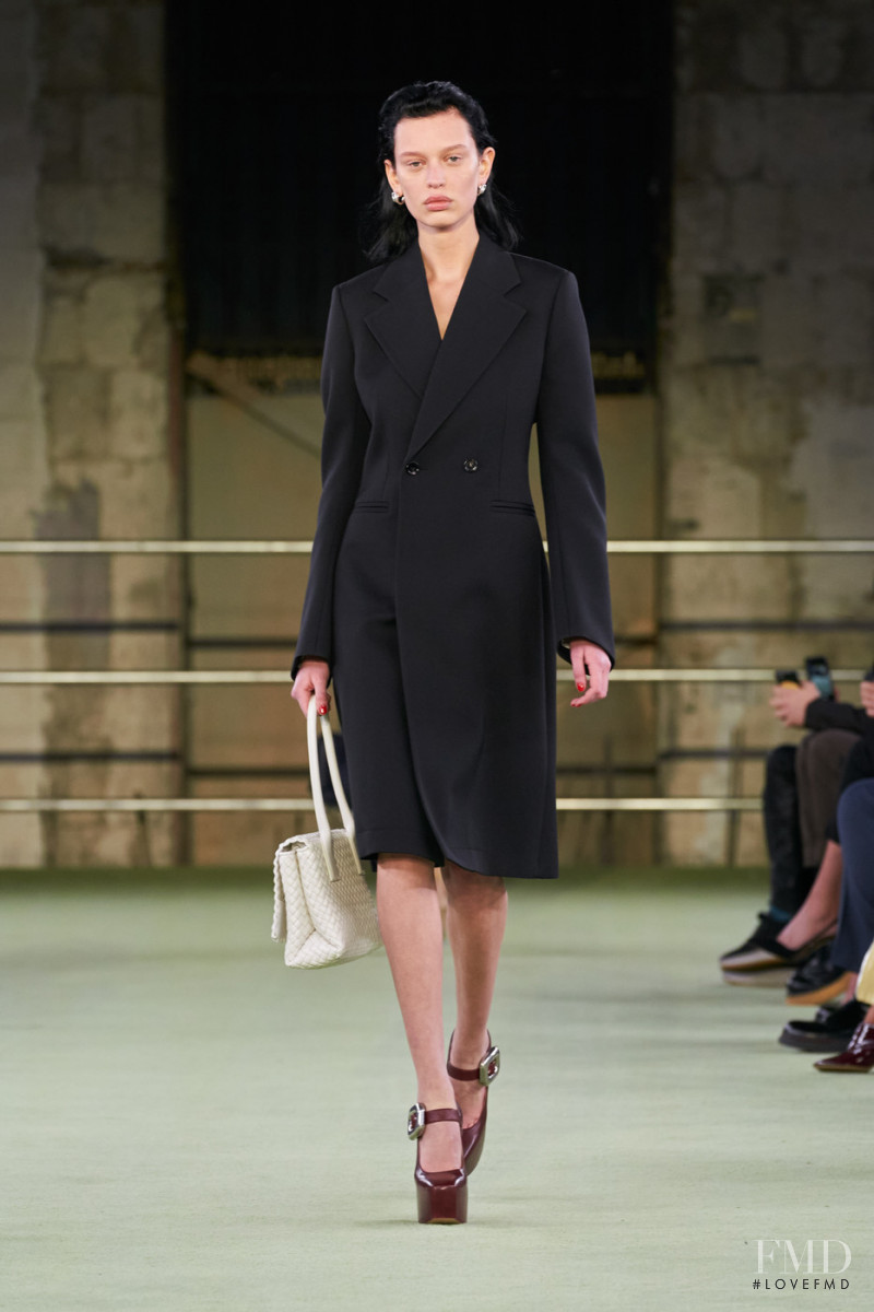 Maria Keidj featured in  the Bottega Veneta fashion show for Autumn/Winter 2022