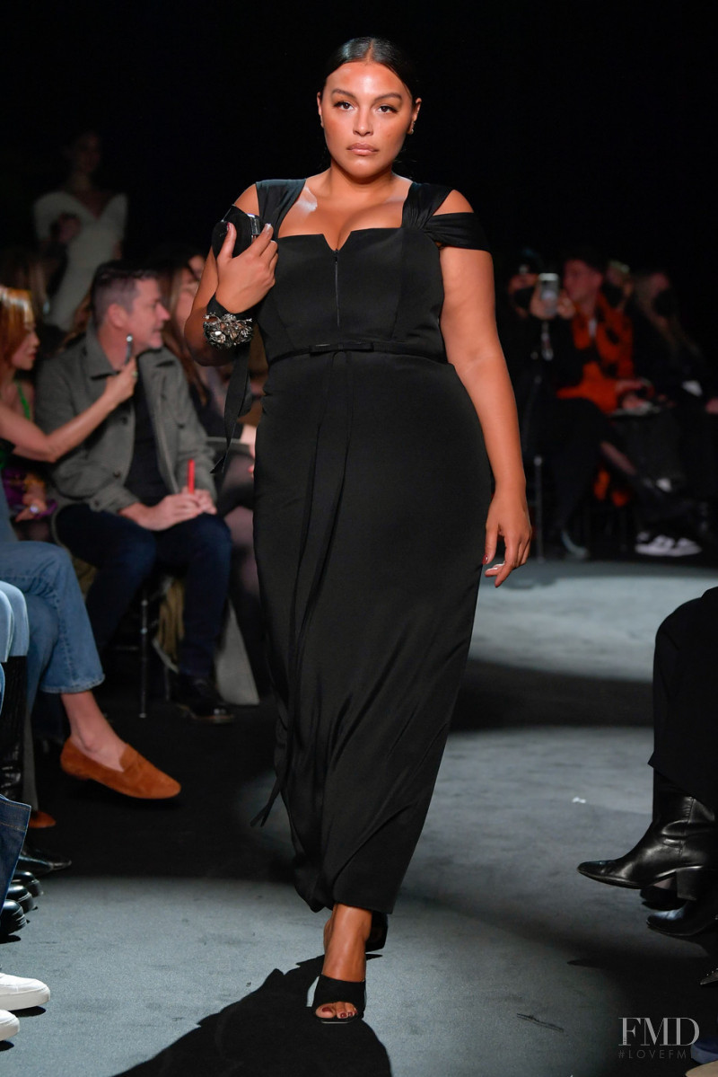 Paloma Elsesser featured in  the Brandon Maxwell fashion show for Autumn/Winter 2022