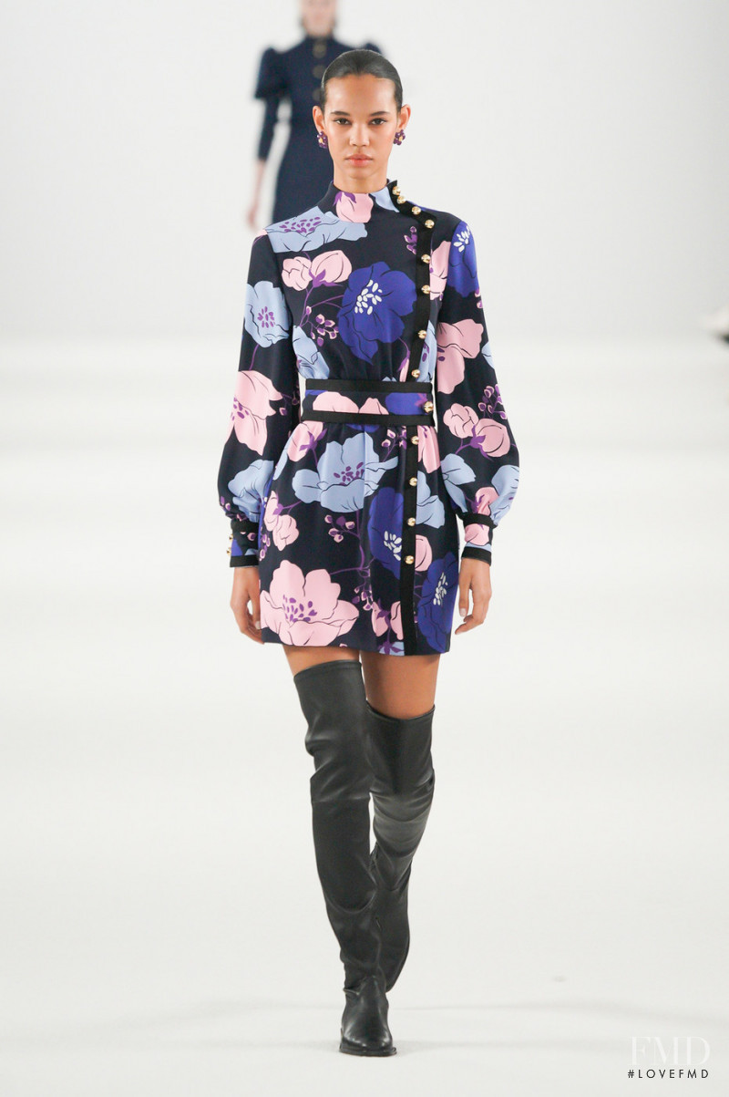 Jordan Daniels featured in  the Carolina Herrera fashion show for Autumn/Winter 2022