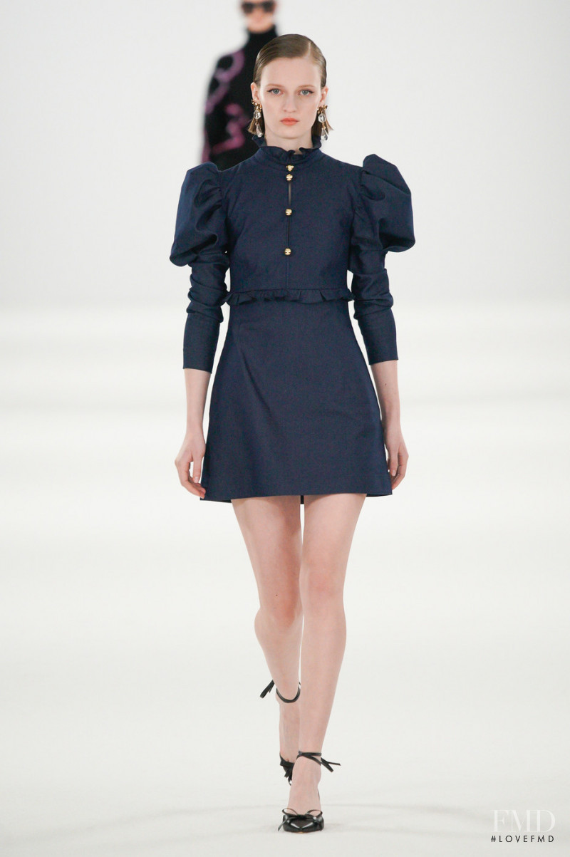 Denisa Smolikova featured in  the Carolina Herrera fashion show for Autumn/Winter 2022