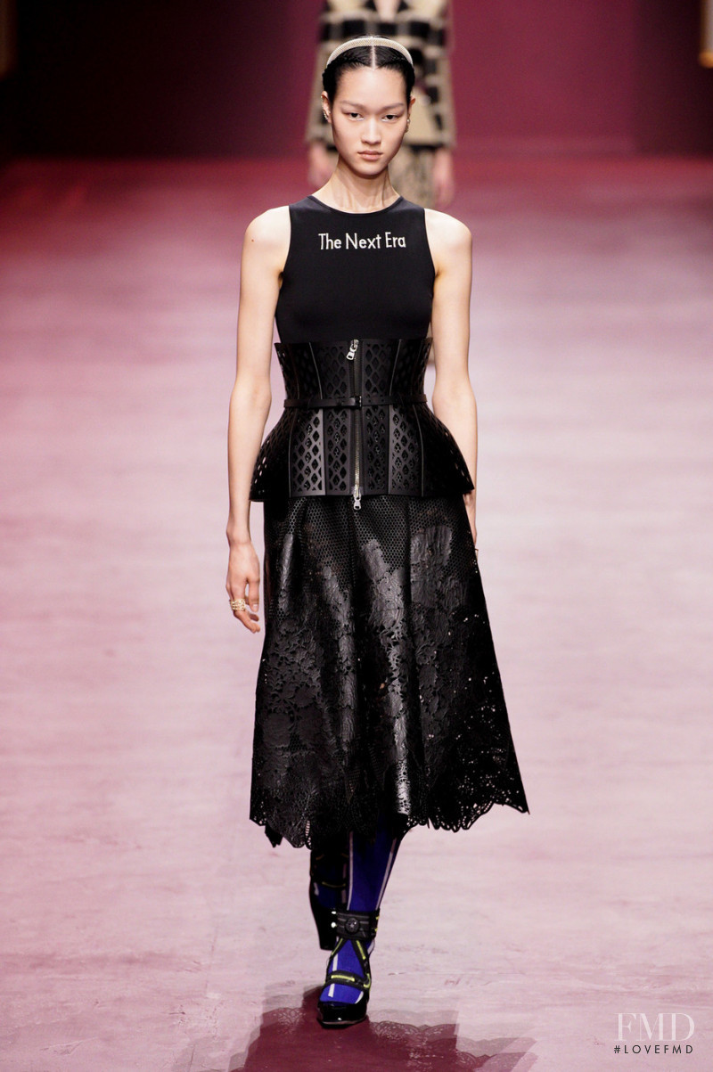 Chloe Oh featured in  the Christian Dior fashion show for Autumn/Winter 2022