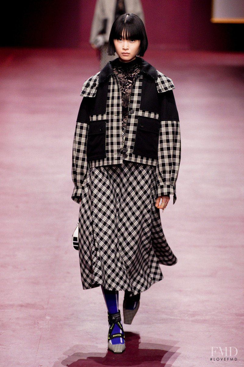Kanon Hirata featured in  the Christian Dior fashion show for Autumn/Winter 2022