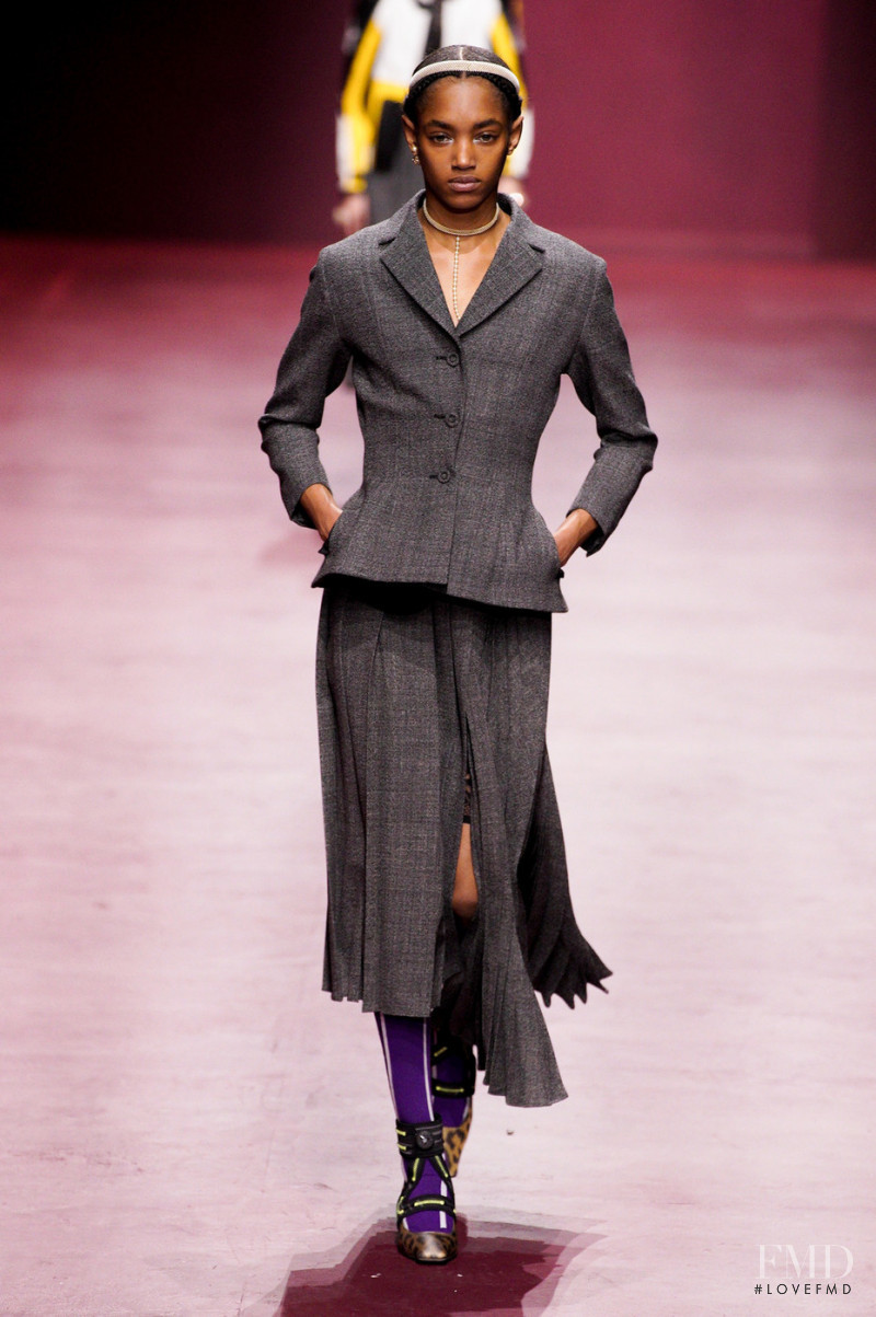 Majesty Amare featured in  the Christian Dior fashion show for Autumn/Winter 2022
