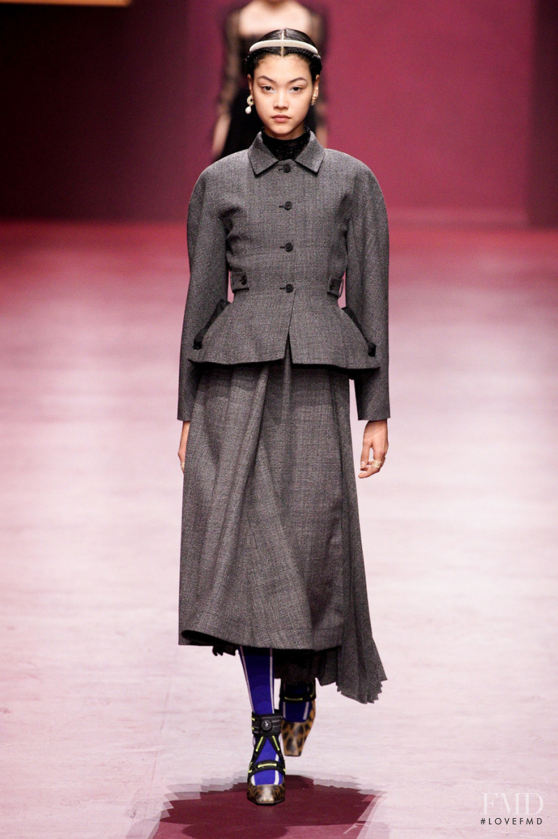 Mika Schneider featured in  the Christian Dior fashion show for Autumn/Winter 2022