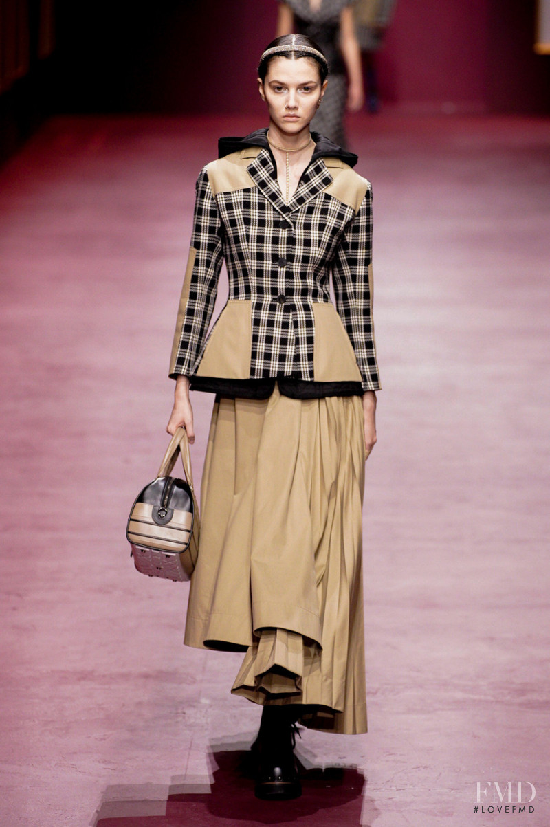 Alma Corbic featured in  the Christian Dior fashion show for Autumn/Winter 2022