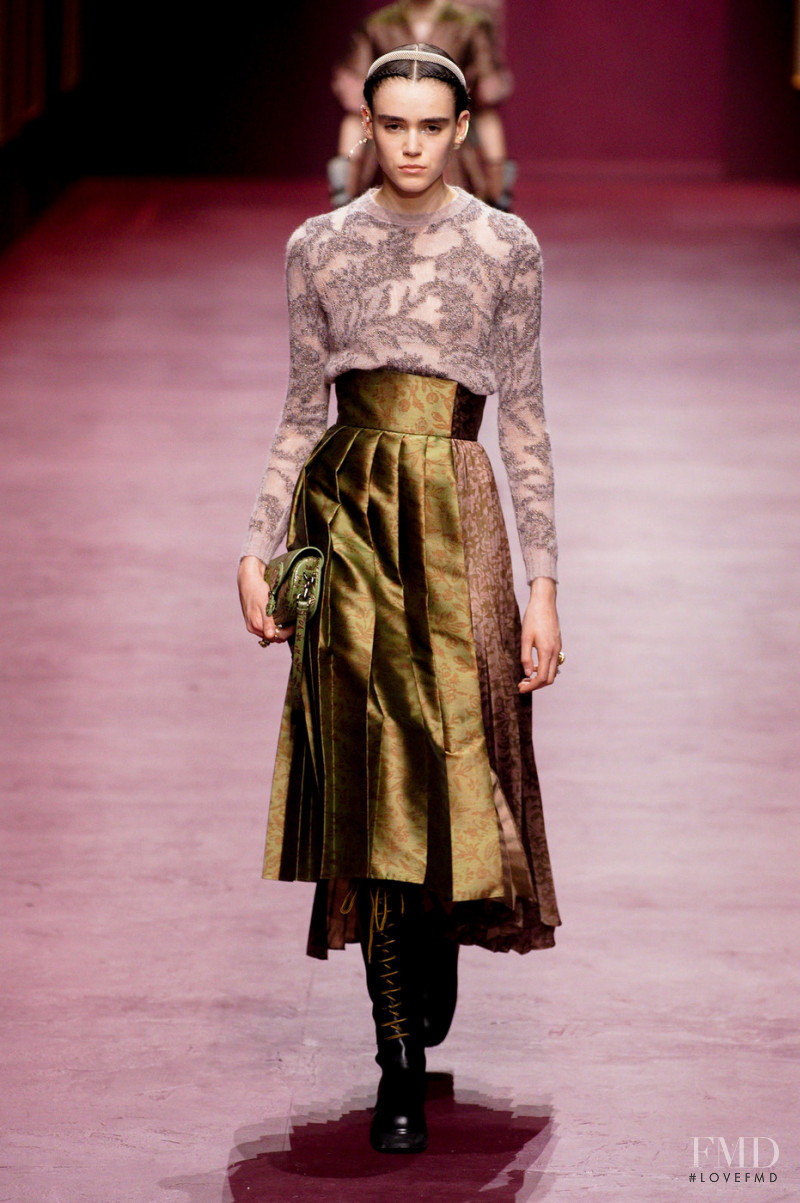 Melissa McConnachie featured in  the Christian Dior fashion show for Autumn/Winter 2022