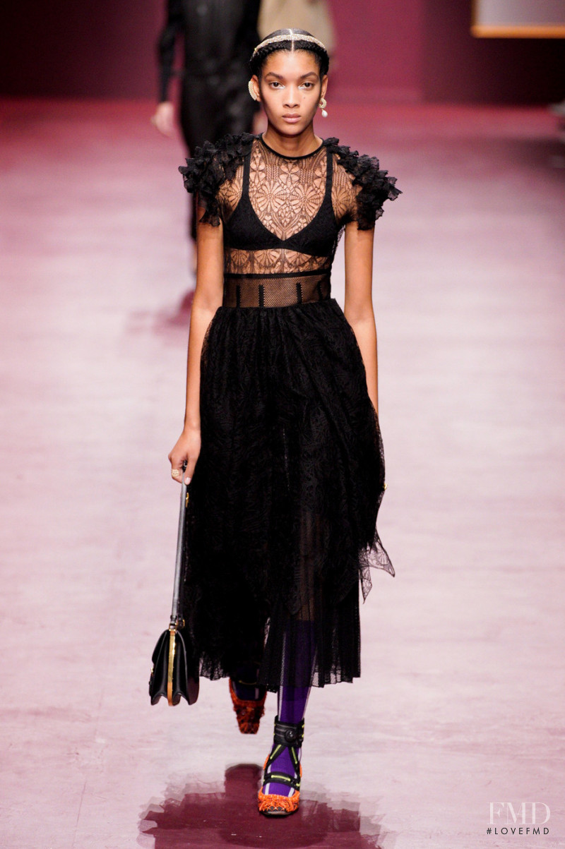 Licett Morillo featured in  the Christian Dior fashion show for Autumn/Winter 2022