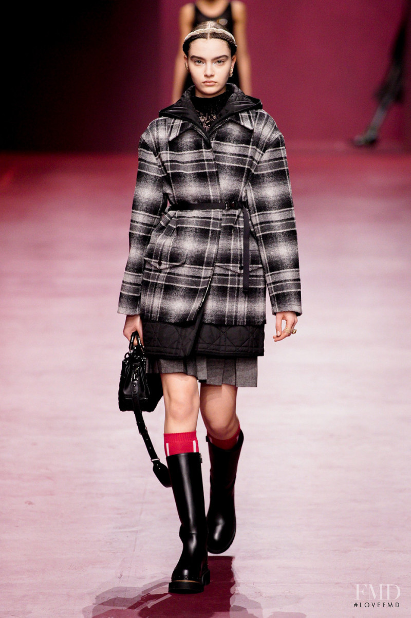 Vira Boshkova featured in  the Christian Dior fashion show for Autumn/Winter 2022