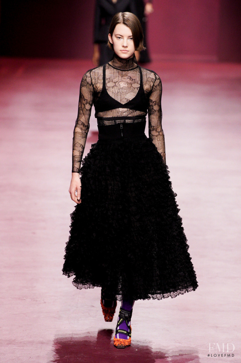 Dana Smith featured in  the Christian Dior fashion show for Autumn/Winter 2022