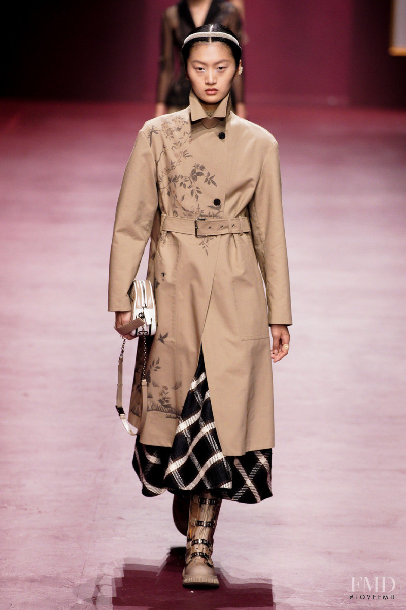 Yilan Hua featured in  the Christian Dior fashion show for Autumn/Winter 2022