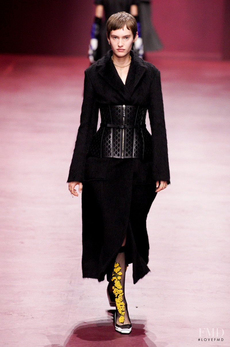 Greta Elisa Hofer featured in  the Christian Dior fashion show for Autumn/Winter 2022