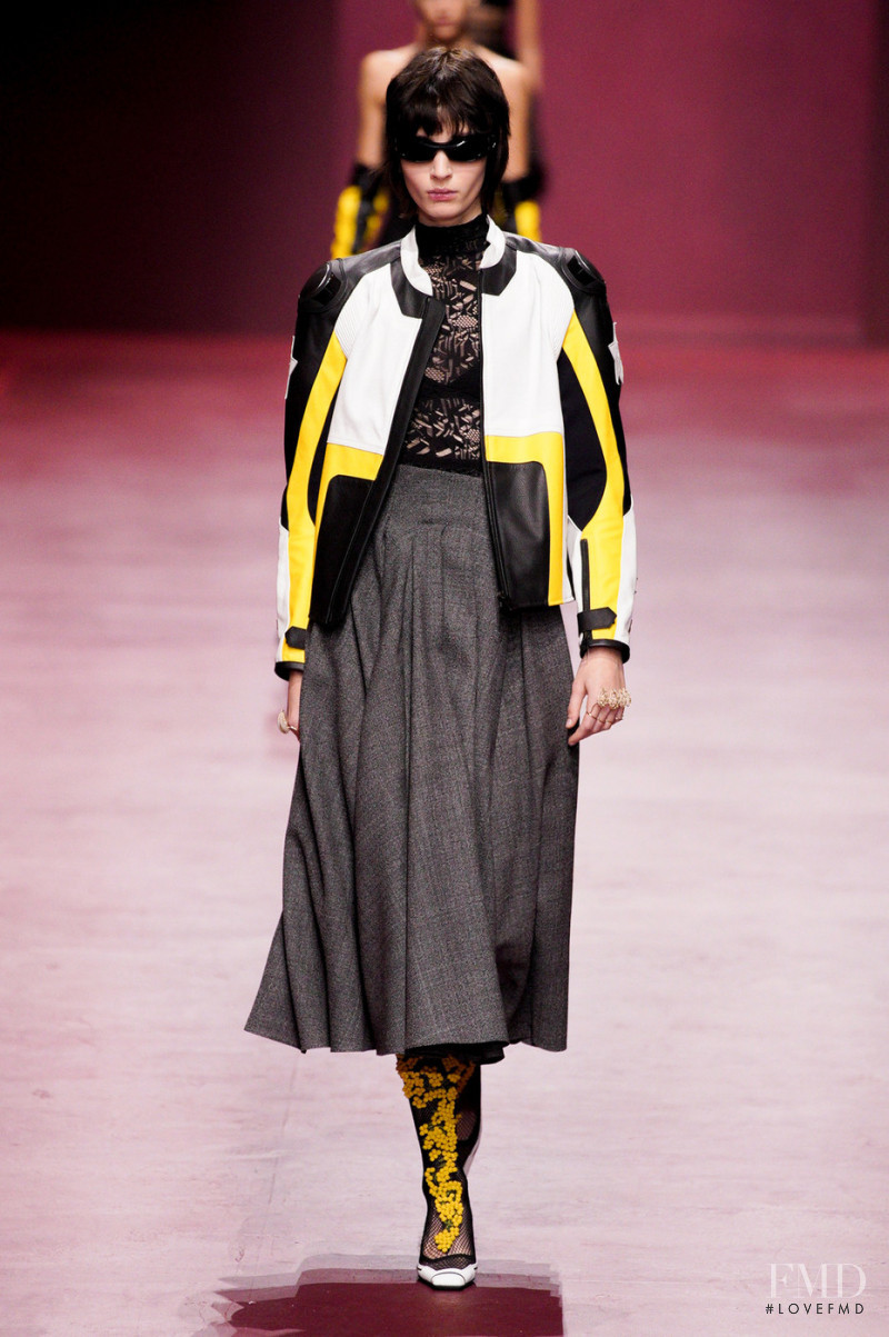 Eleonore Ghiuritan featured in  the Christian Dior fashion show for Autumn/Winter 2022