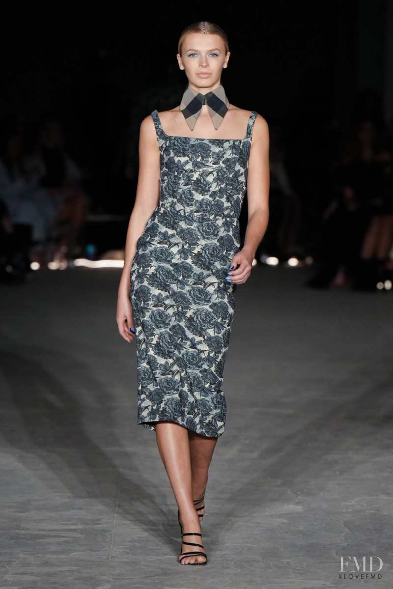 Kylie Vonnahme featured in  the Christian Siriano fashion show for Autumn/Winter 2022