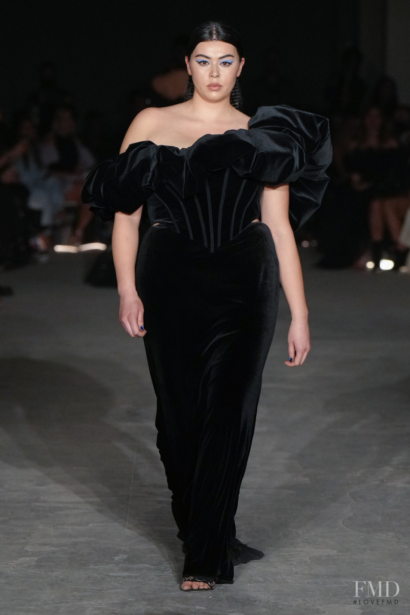 Lauren Chan featured in  the Christian Siriano fashion show for Autumn/Winter 2022