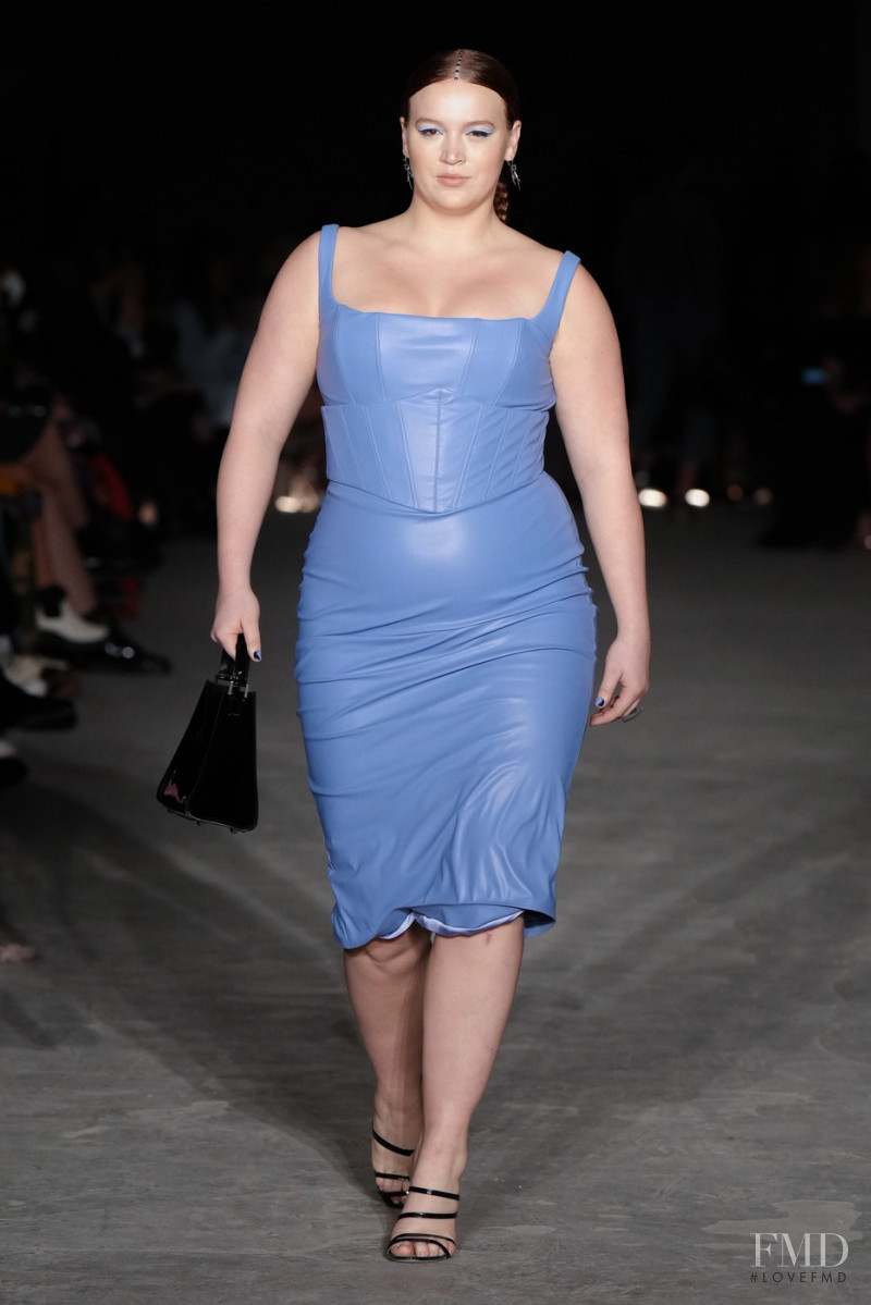 Kylie Lauren featured in  the Christian Siriano fashion show for Autumn/Winter 2022