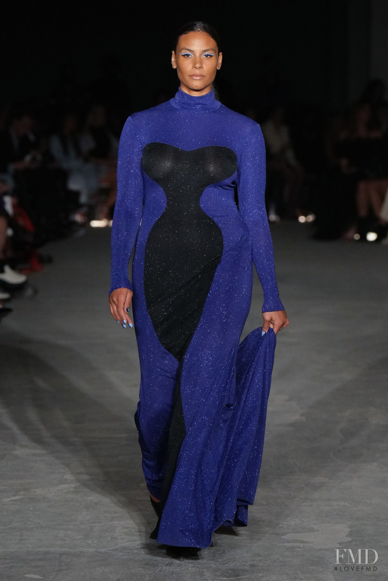 Marquita Pring featured in  the Christian Siriano fashion show for Autumn/Winter 2022