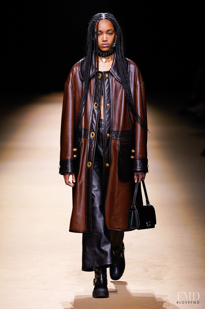 Majesty Amare featured in  the Coach fashion show for Autumn/Winter 2022