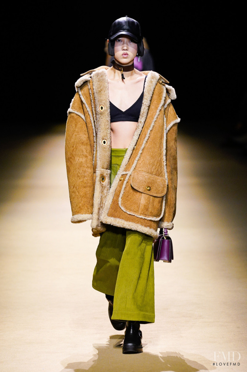 Chloe Tang featured in  the Coach fashion show for Autumn/Winter 2022