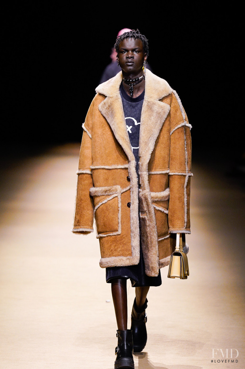 Athiey Deng featured in  the Coach fashion show for Autumn/Winter 2022