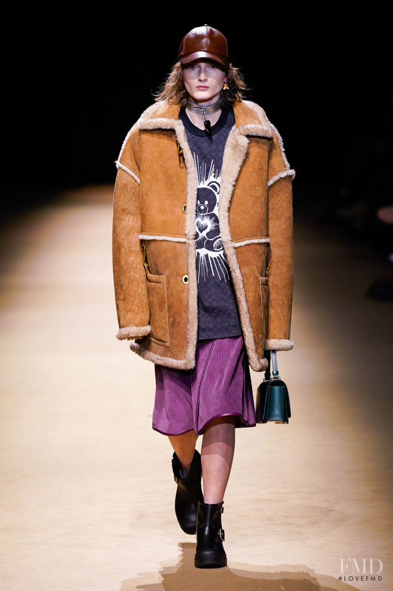 Henne Van Campen featured in  the Coach fashion show for Autumn/Winter 2022