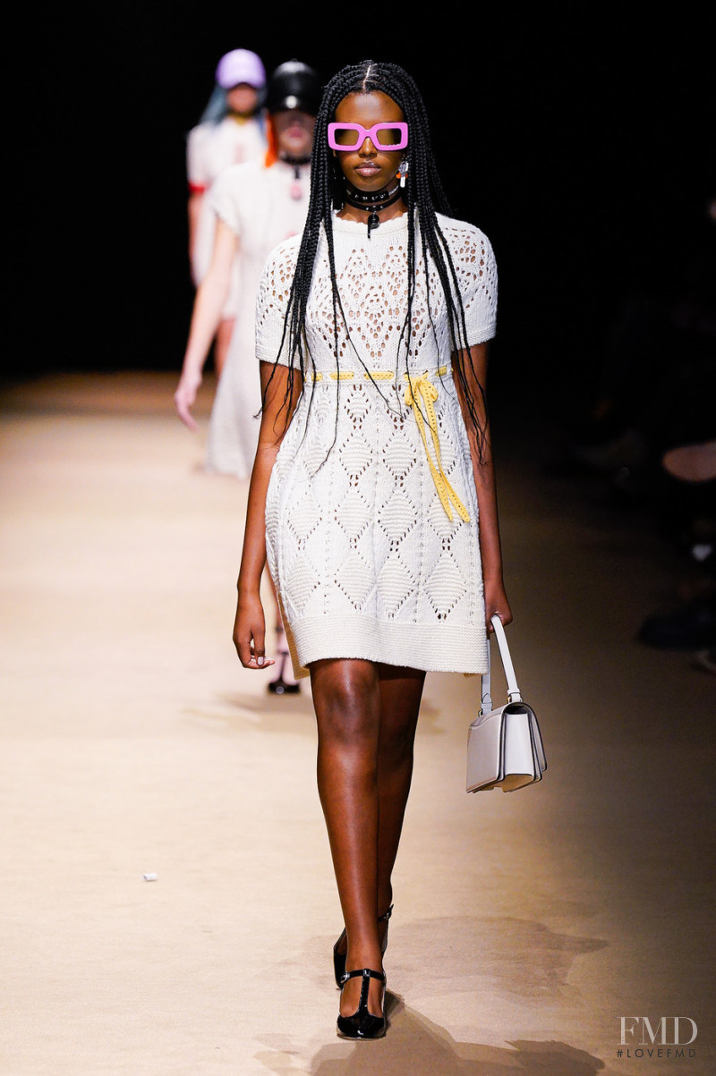 Neema Ngerero featured in  the Coach fashion show for Autumn/Winter 2022