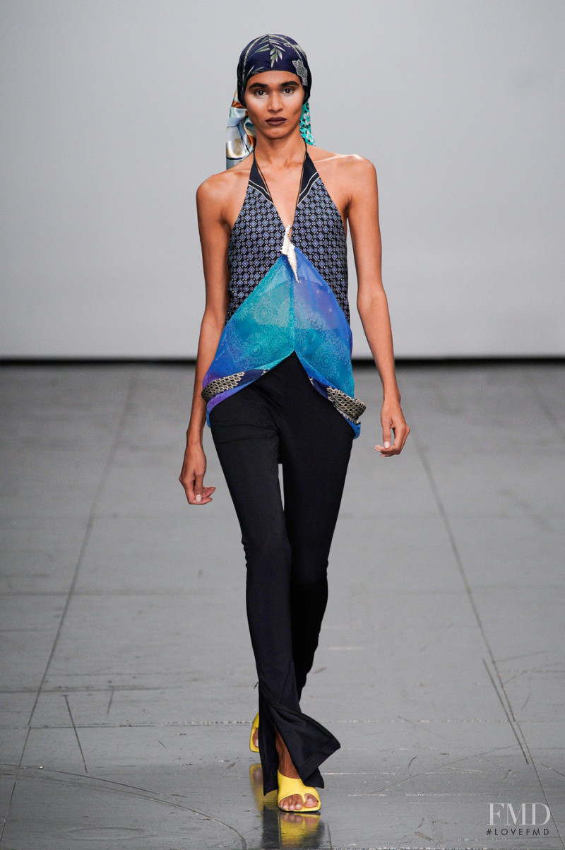 Radhika Nair featured in  the Conner Ives fashion show for Autumn/Winter 2022