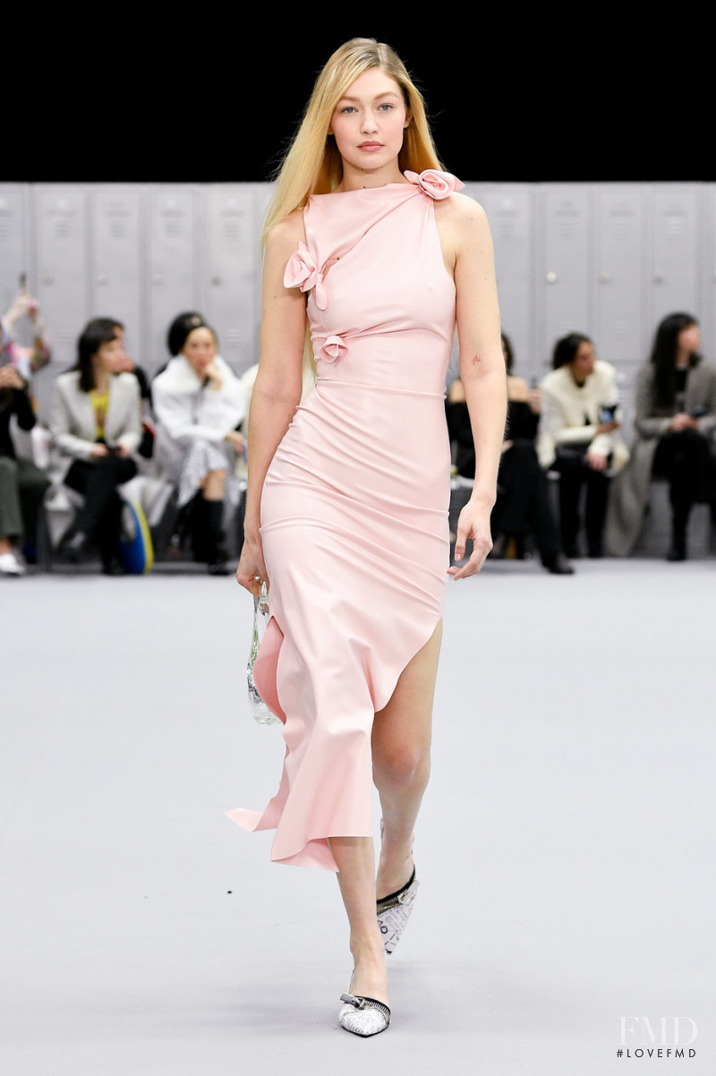 Gigi Hadid featured in  the Coperni fashion show for Autumn/Winter 2022