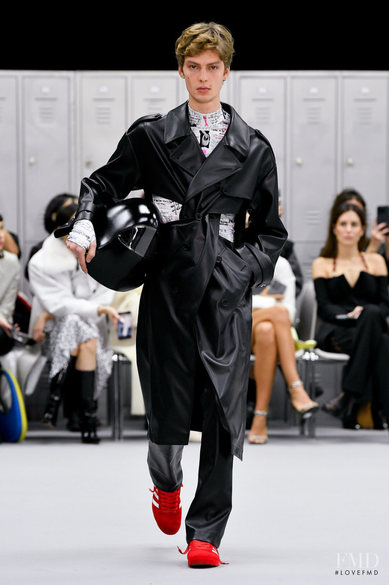 Leon Dame featured in  the Coperni fashion show for Autumn/Winter 2022